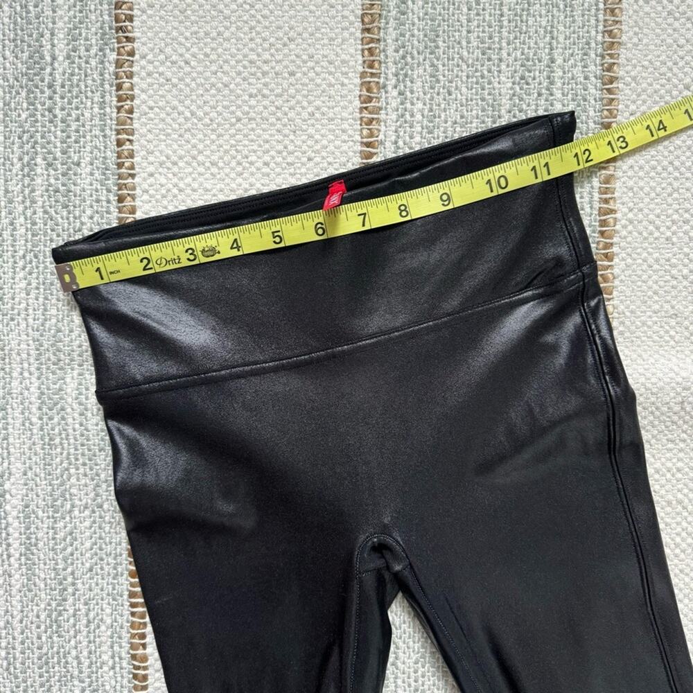 Spanx Faux Leather Black High Rise Faux Leather Leggings Women’s Size XS - Picture 7 of 10